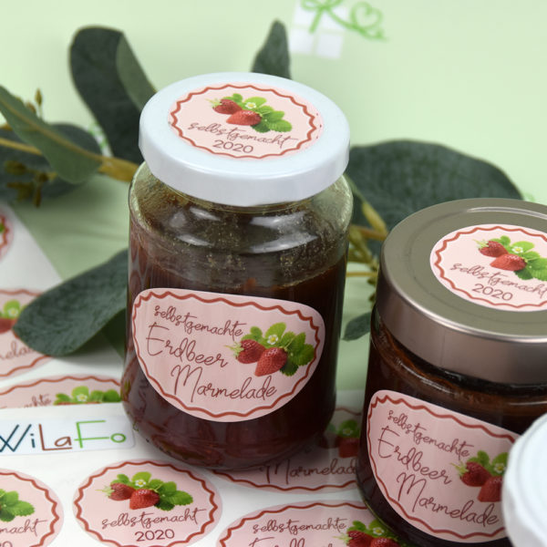 Artikelbild - Etiketten - Marmeladen - Erdbeer -3