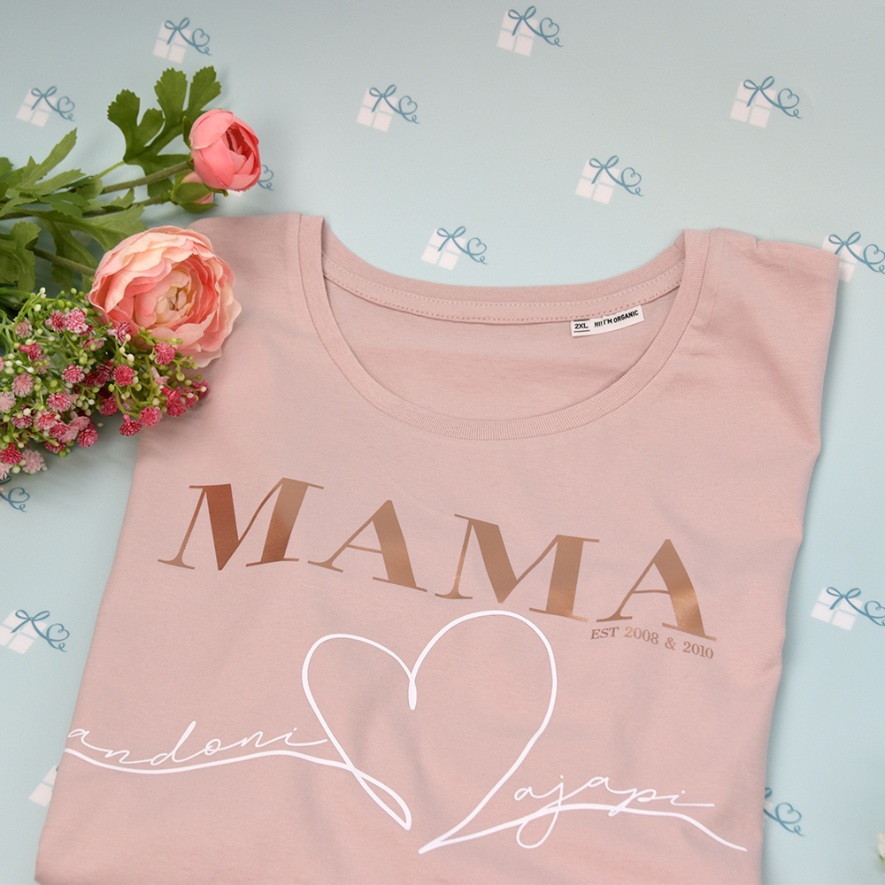 MAMA - T-Shirt - rose - twitter