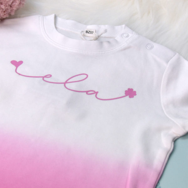 Artikelbild - Baby T-Shirt Verlauf - pink 2