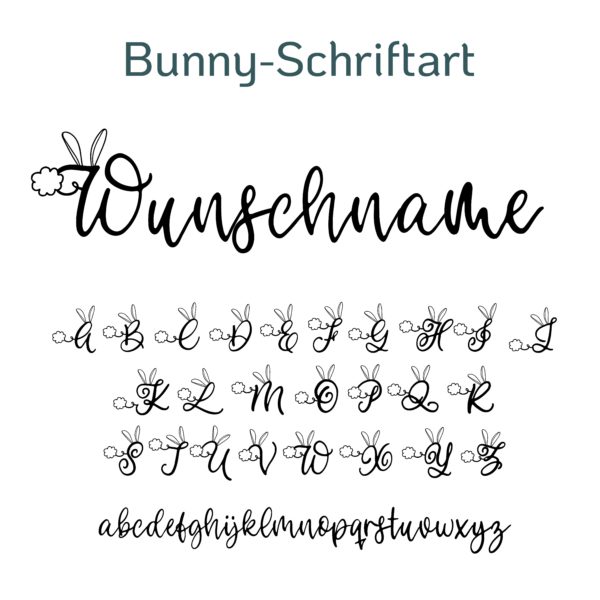 Bunny - Schriftart