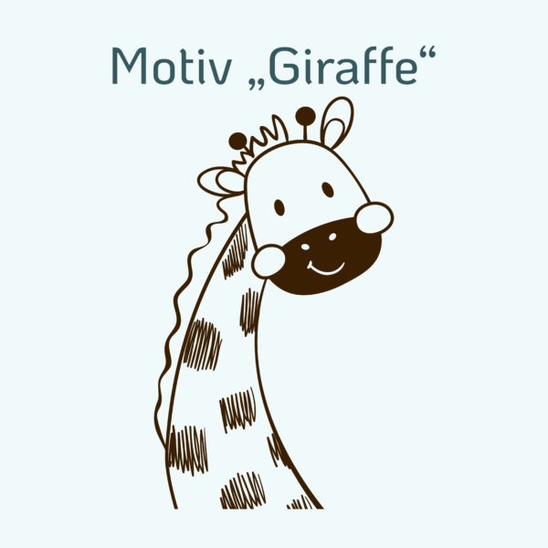Lunchbox - Tiermotiv + Name - Motiv - Giraffe