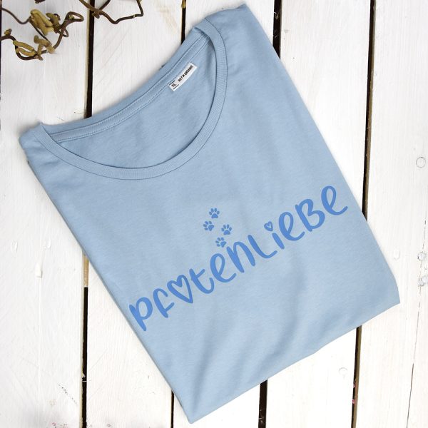 T-Shirt Pfotenliebe - Blau-Blau - Shop