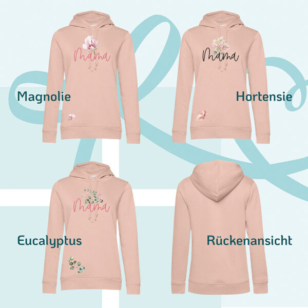 MAMA Hoodie - Aquarell Blume - Motive